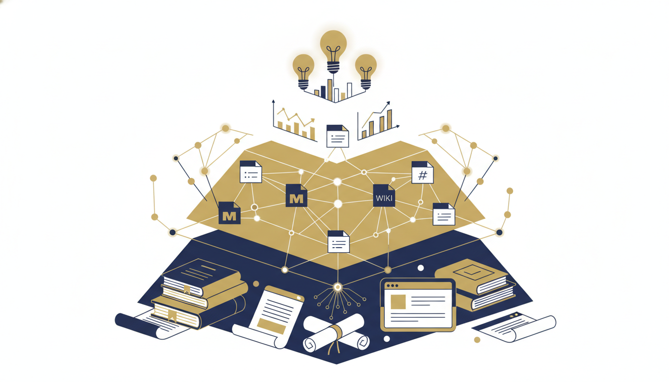 Karpathy LLM Wiki 知识管理三层架构