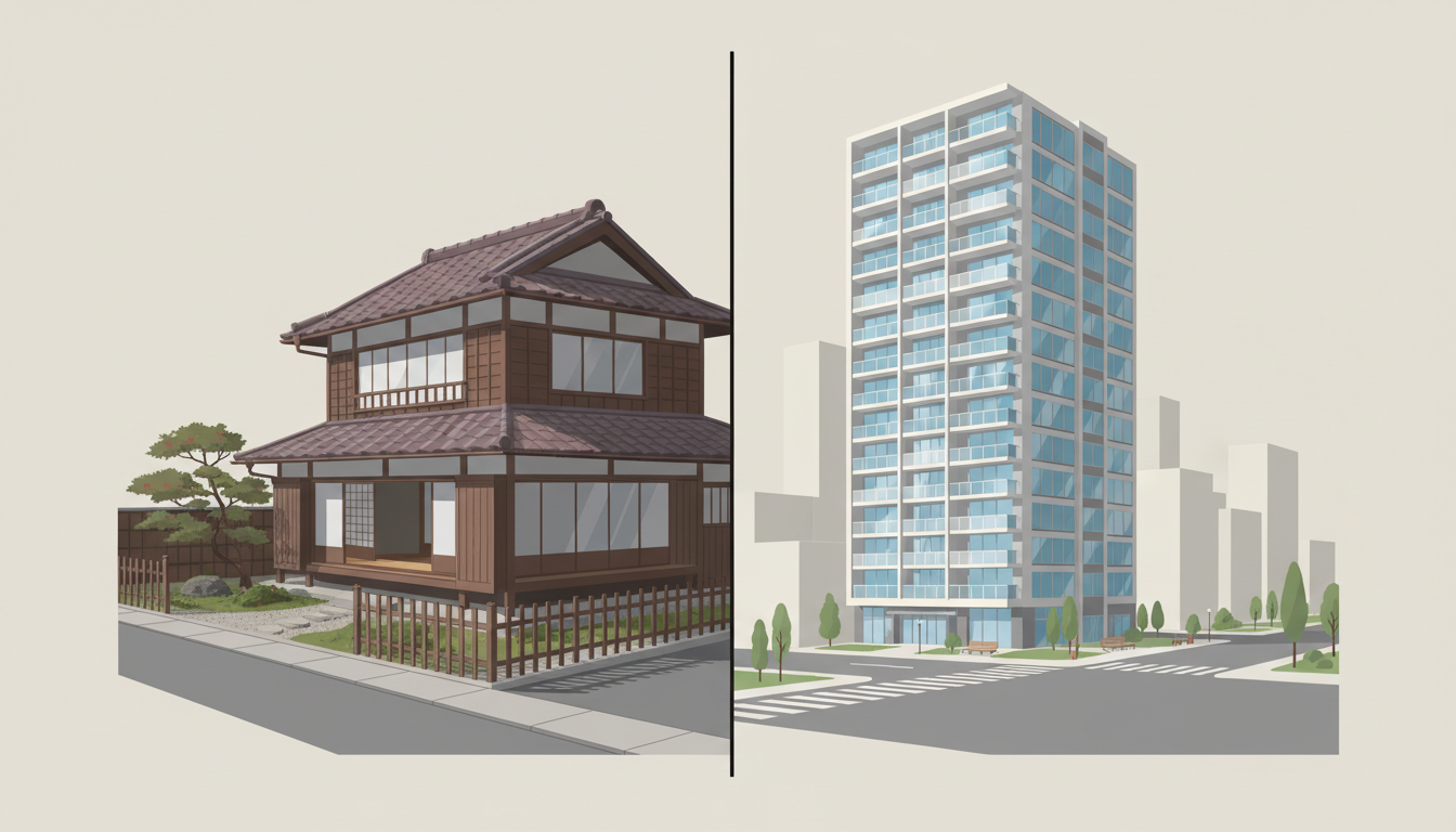 在日本买房：一户建和マンション如何选择