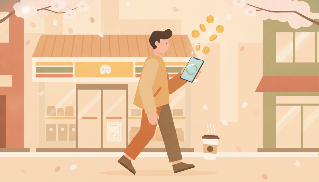 CashWalk 走路赚积分 App 每天一万步兑换星巴克和 PayPay