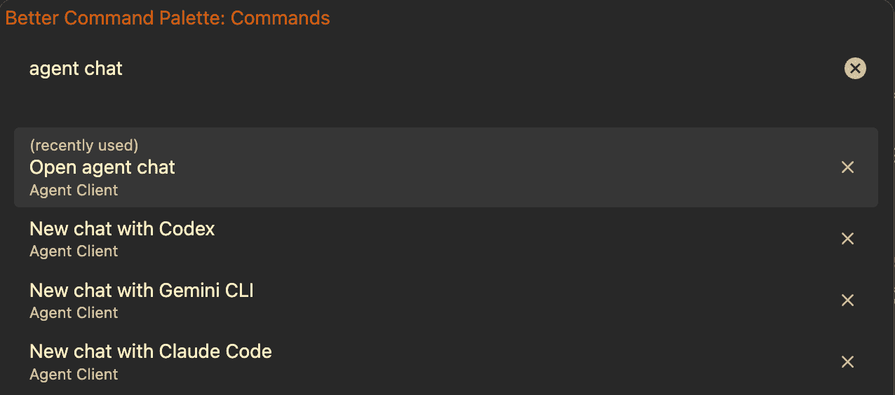 在 Obsidian 中直接运行 AI Agent:Obsidian Agent Client 体验 在 Obsidian 中直接运行 AI Agent:Obsidian Agent Client 体验
