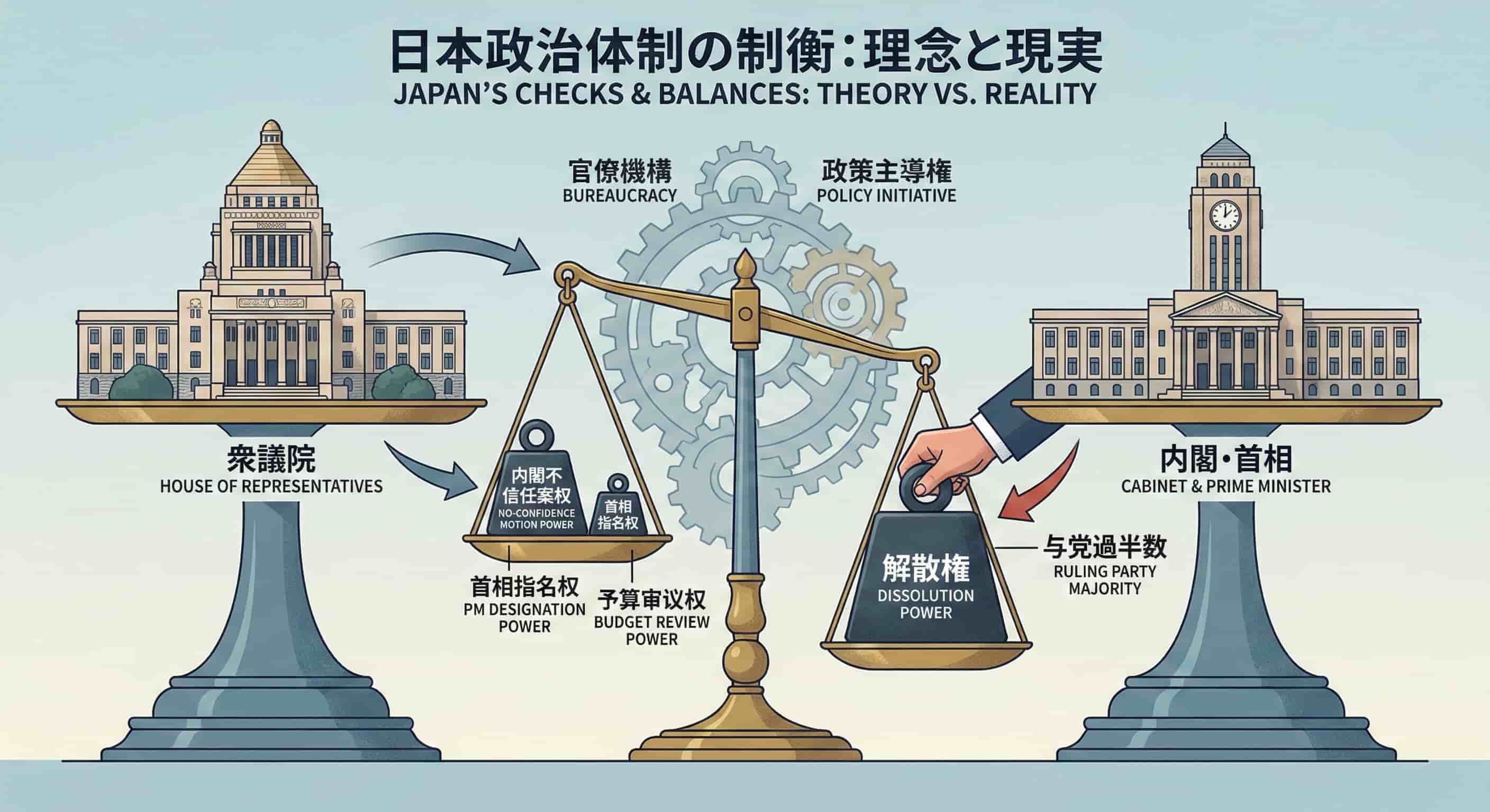 日本众议院与行政权力的制衡体系:机制、实践与限制 日本众议院与行政权力的制衡体系:机制、实践与限制