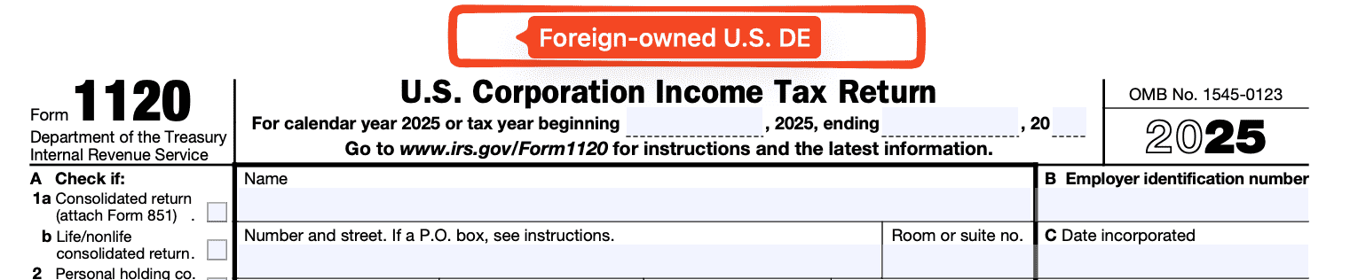 美国公司报税实操指南：非美国居民如何自助填写 Form 5472 和 Form 1120
