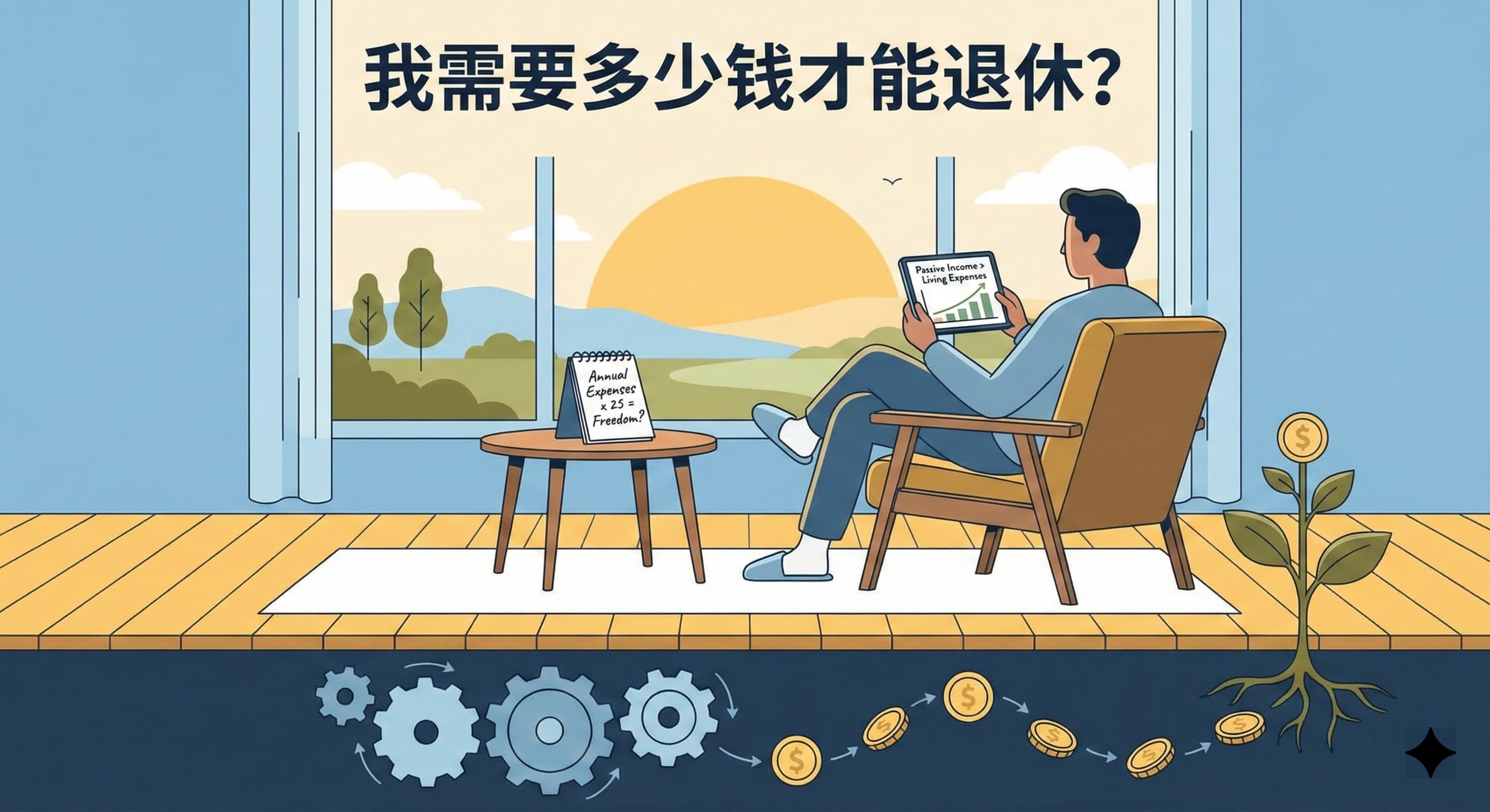 我需要多少钱才能退休