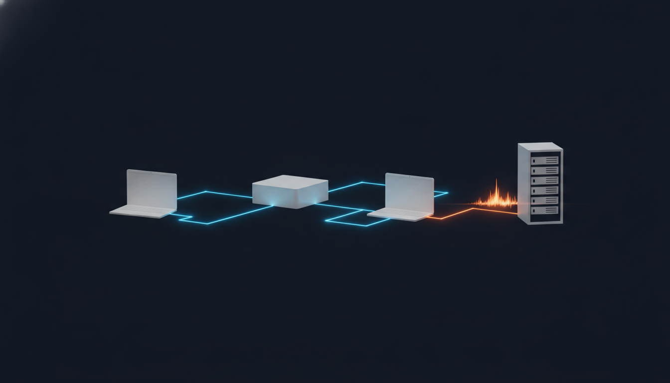 Syncthing 同步状态卡顿示意图